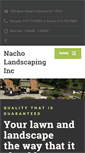 Mobile Screenshot of nacholandscapinginc.com